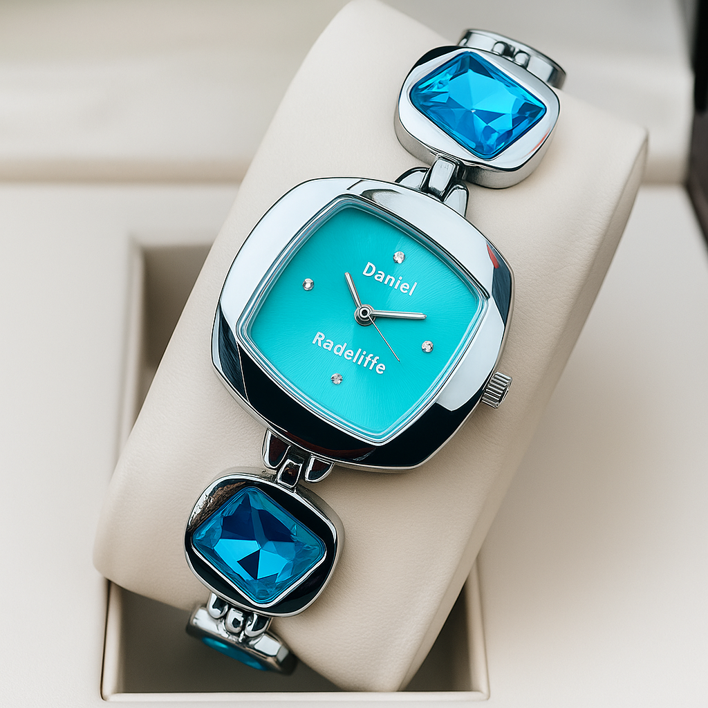 Elegant Women’s Crystal Bracelet Watch