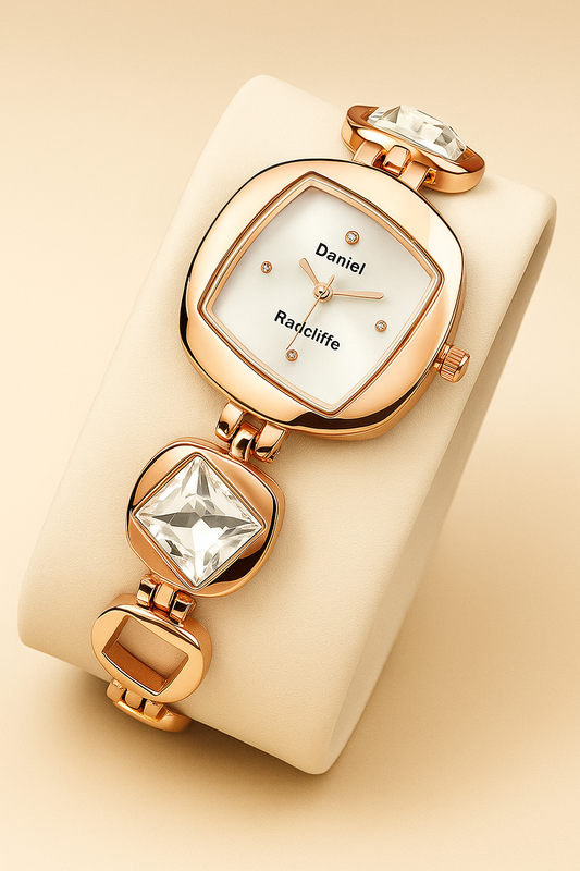 Elegant Women’s Crystal Bracelet Watch