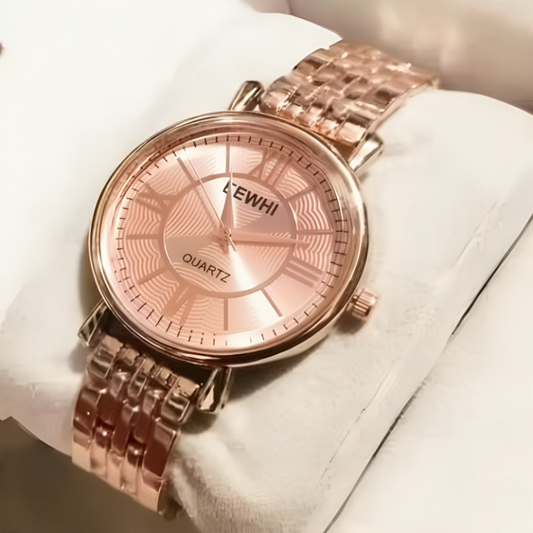 Rose Gold Chain Analogue Watch