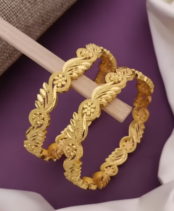 Heirloom Filigree Gold Bangle Pair