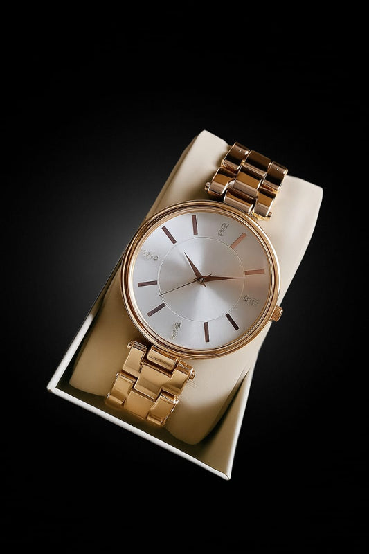 Elegant White Dial Watch