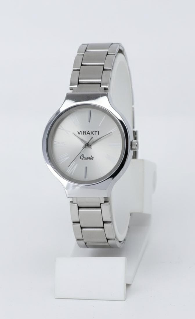Classic Silver Chain Watch