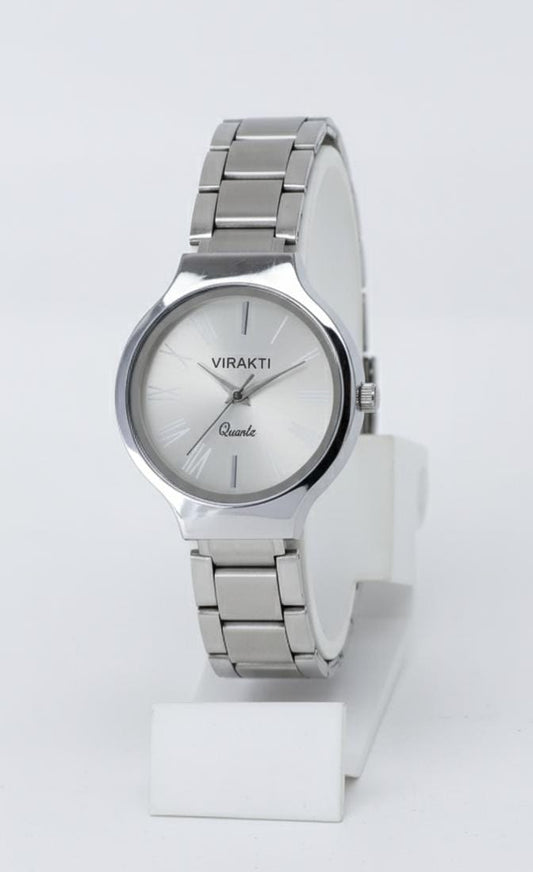 Classic Silver Chain Watch