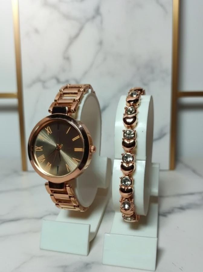 Aura Watch-Bracelet Combo
