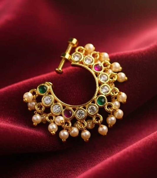 Traditional Gold-Plated Nose Ring