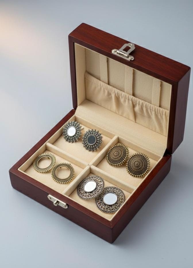 Antique Mirror Studs