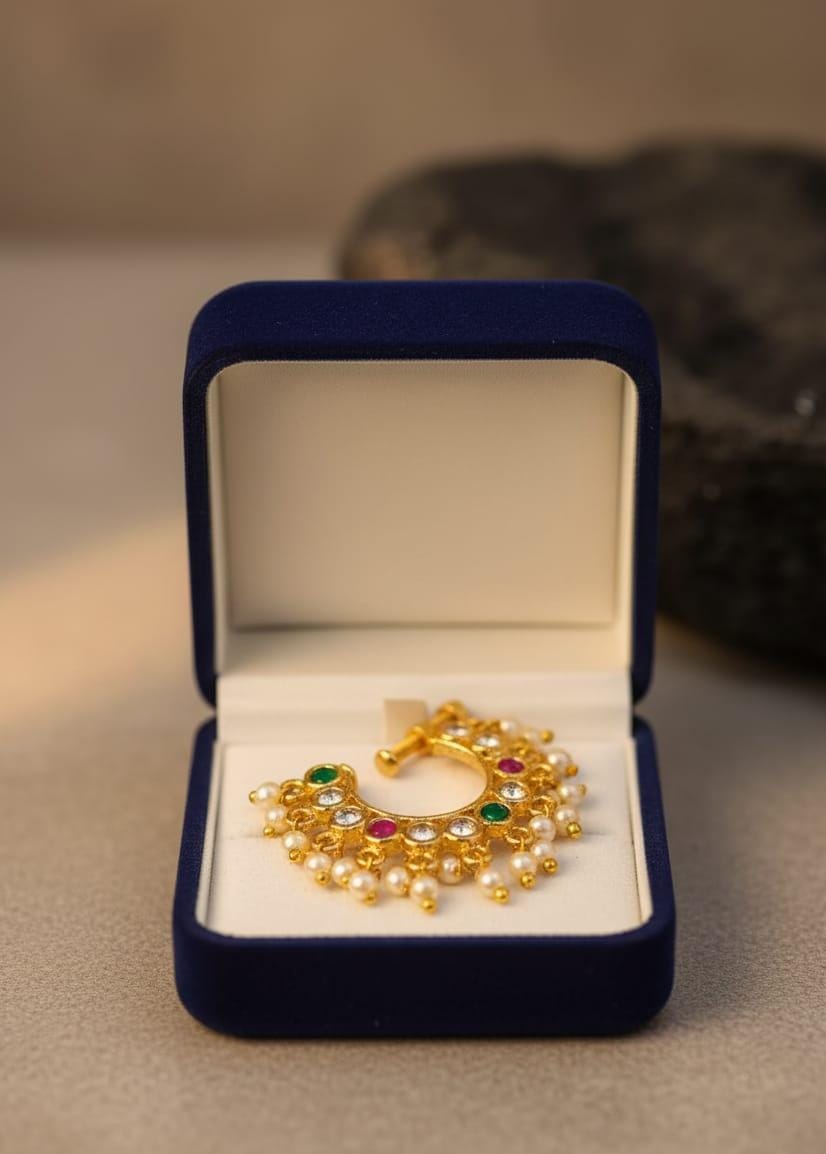 Traditional Gold-Plated Nose Ring